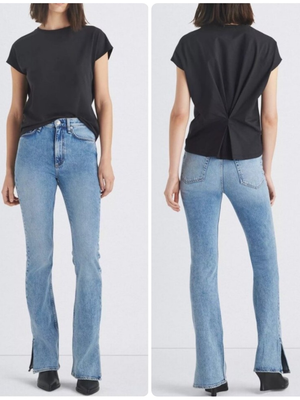 Rag & Bone Peyton High-Rise Bootcut Jeans Summers Blue Size 27